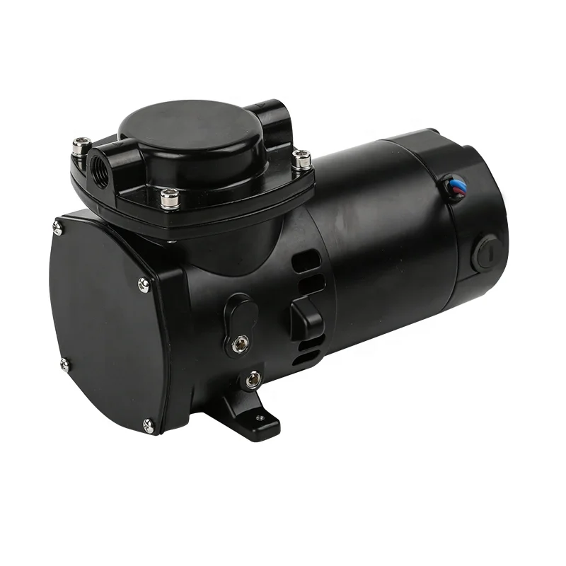 hot sale dc 12v/24v diaphragm vacuum pump oilless small oil free air compressor motor