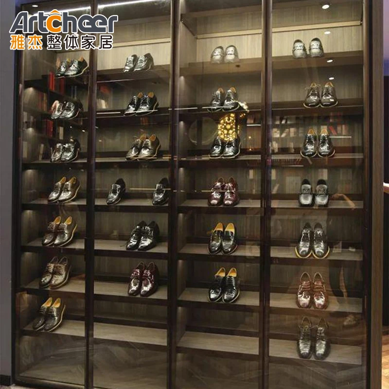 Complete shoes cabinet shelf modern design