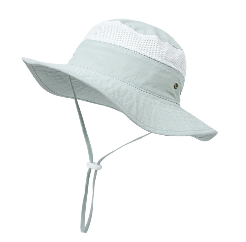Amazon Hot Sale UPF50+ Wide Brim Mesh Kids Sun Hat Toddler Baby UV Protection Hats