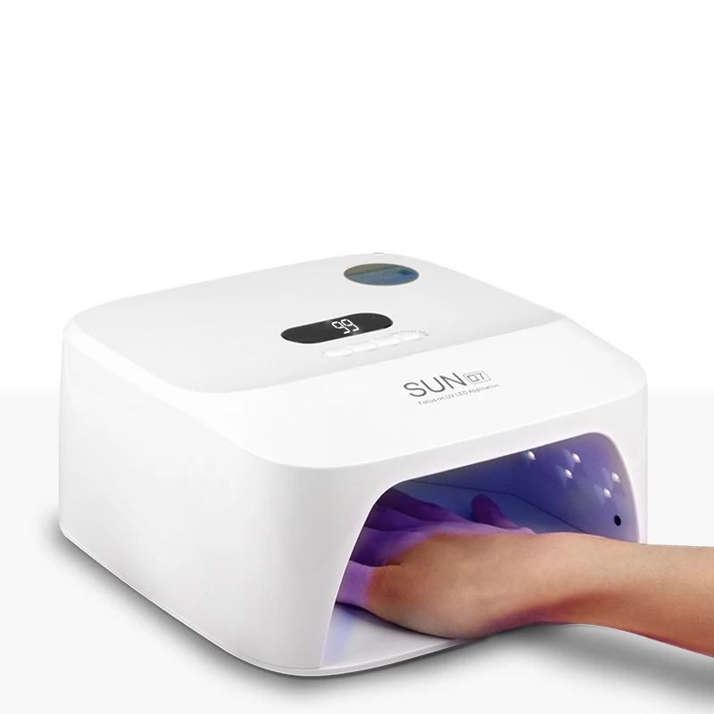 48 Watt Rechargeable UV LED Nail Lamp Build-in Battery Cordless Dryer with Plastic UK Plug Material Nail Salon for Home Use