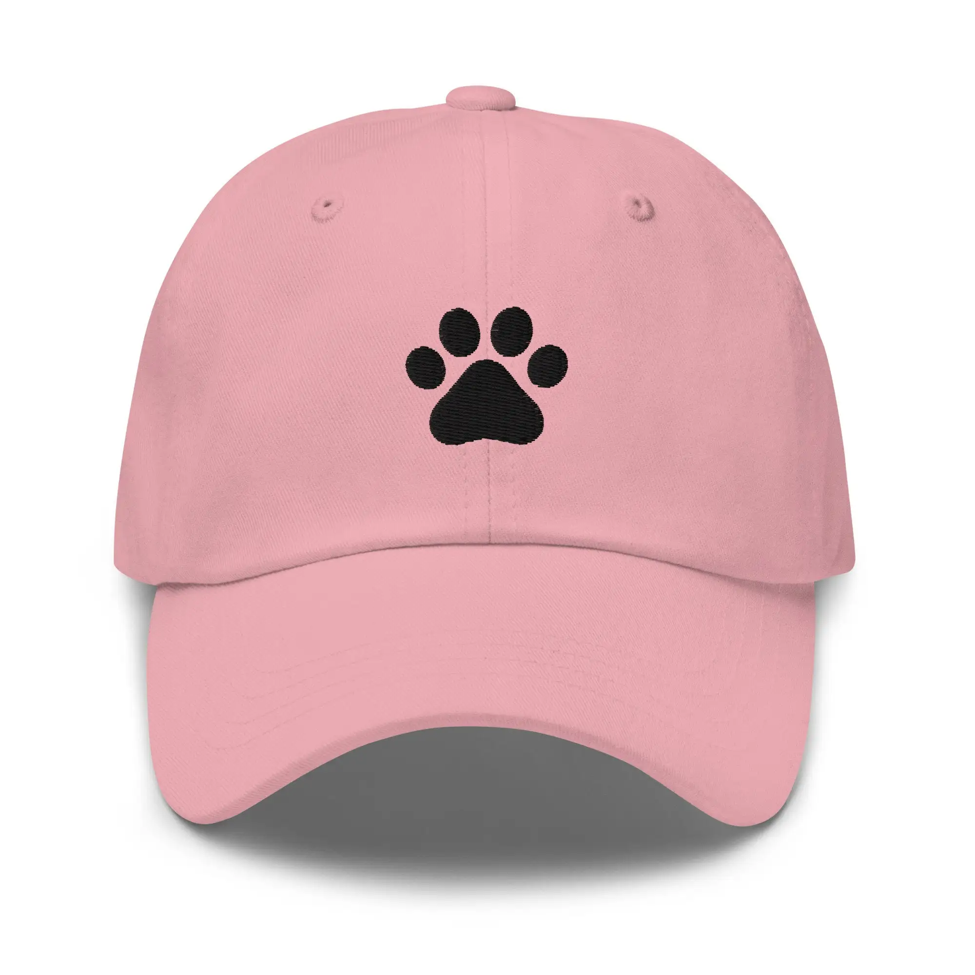 Custom logo Factory price Manufacturers OEM Paw Print Dad Hat Embroidered Unisex Hat Handmade Cap Adjustable Baseball Cap Gift