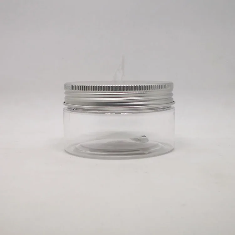 200ml 300ml 500ml 1000ml pet jar clear with bamboo water transfer plastic lid
