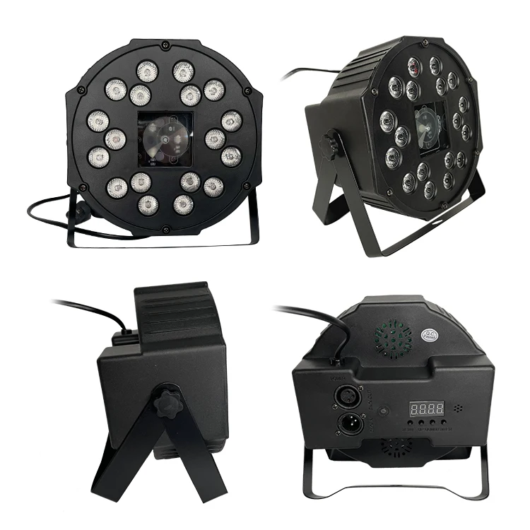 DMX512 18 LED Par Lights Stage Lighting Effect DJ Disco Bar Party Home party  for  18 leds Par lamp  laser  light