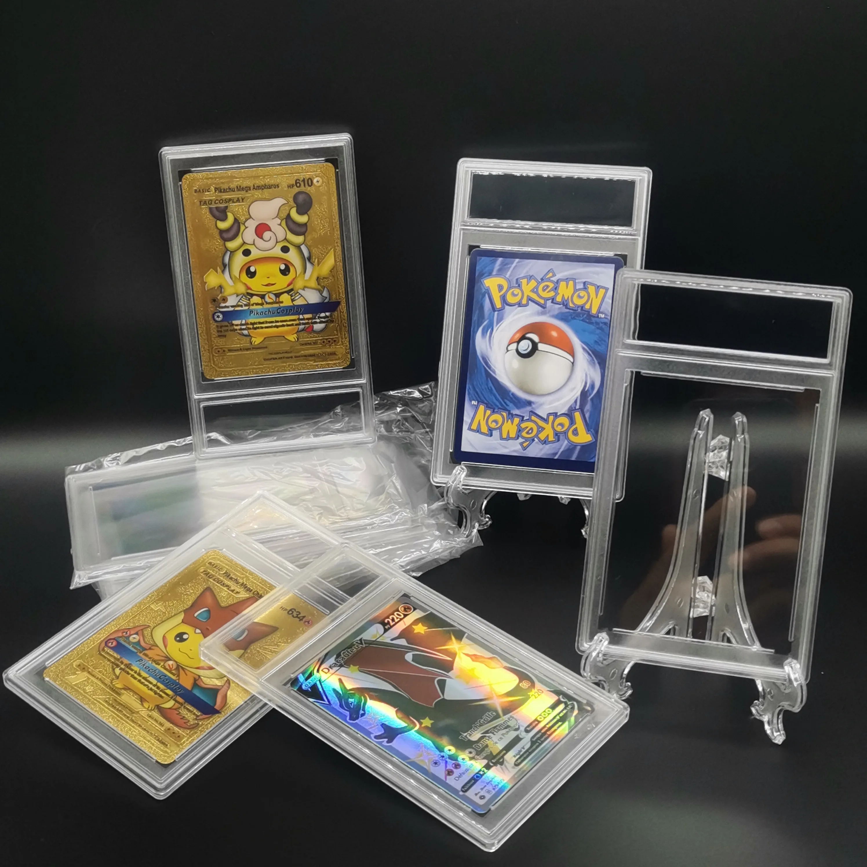 Пустой футляр для торговой карты с разметкой TCG BGS CGC custom Yu-Gi-Oh card slab