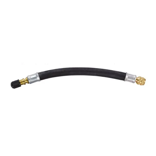 Bell Right Flexible Braided Wire Textile Rubber Hose Extensions-Swivel Clamp Type