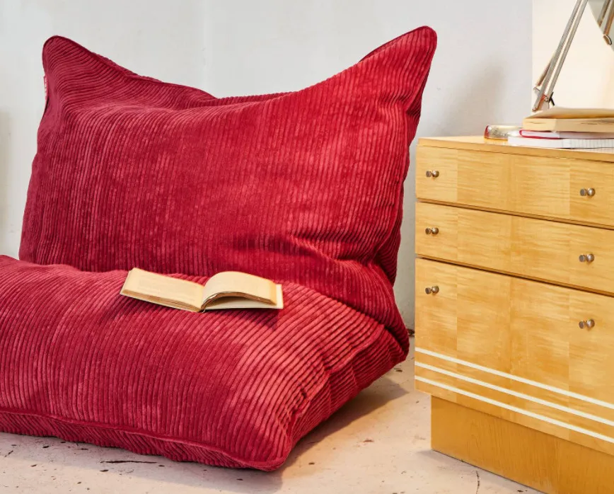 Comfortable  FAT Sitzsack  Large Big Bean Bag Chair Soft Corduroy XXL Cushion Bean Bag Huge Beanbag Sofas for House Decoration