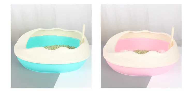 Cat supplies large special anti-spatter full semi-closed cat excrement basin kitten deodorizing cat toilet