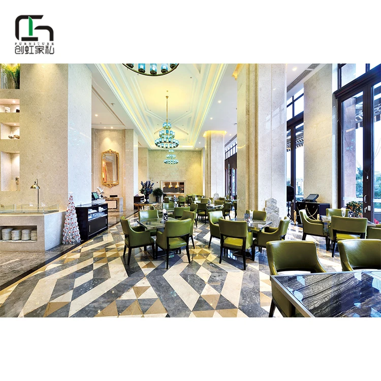 Foshan factory custom solid wood quality tables and chairs sets for restaurant