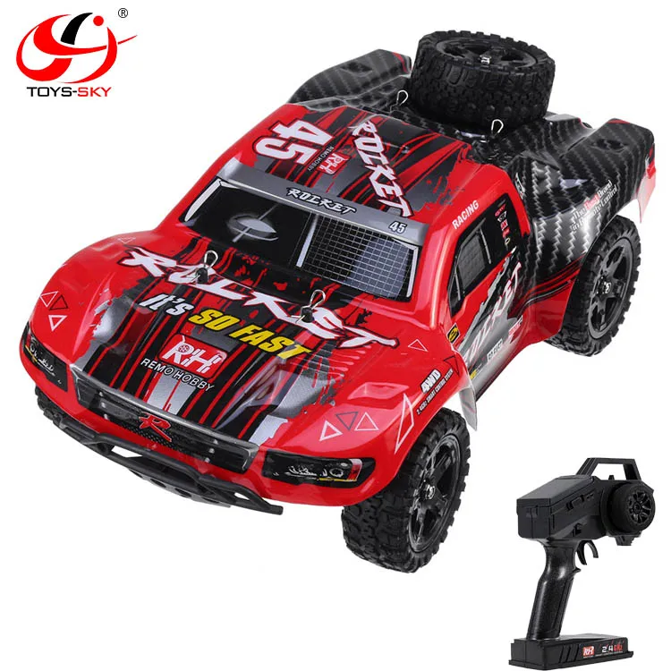 Remo RM Hobby 1625 2.4G 4WD 1/16 Scale Advanced  High Speed Waterproof Brushless Short Course RC Racing Cars Truck Rocket