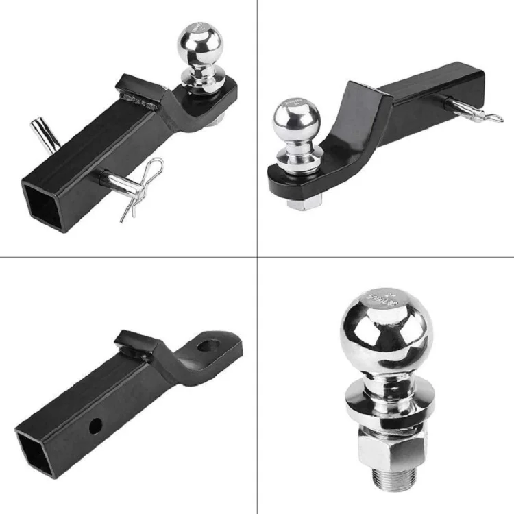 Forged Trailer Hitch Ball Mount with Fitting 2-Inch Receiver