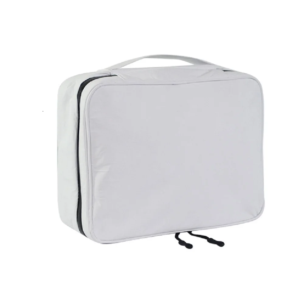 White hanging wash luxury travel toiletry bag custom white pouch lightweight tyvek cosmetic recyclableTravel makeup bag