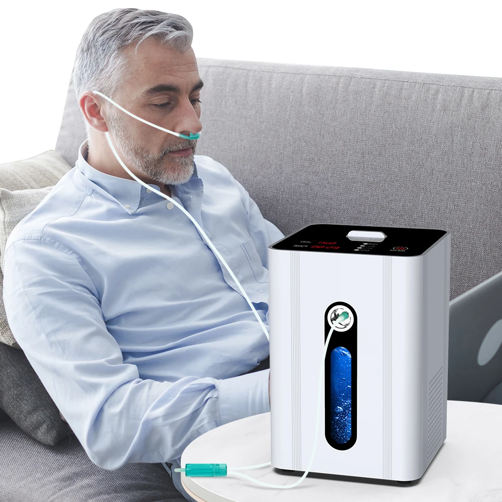 Suyzeko Small Flow Rate PEM Hydrogen Water Generator H2 Inhalation Breath Therapy Machine 150ml