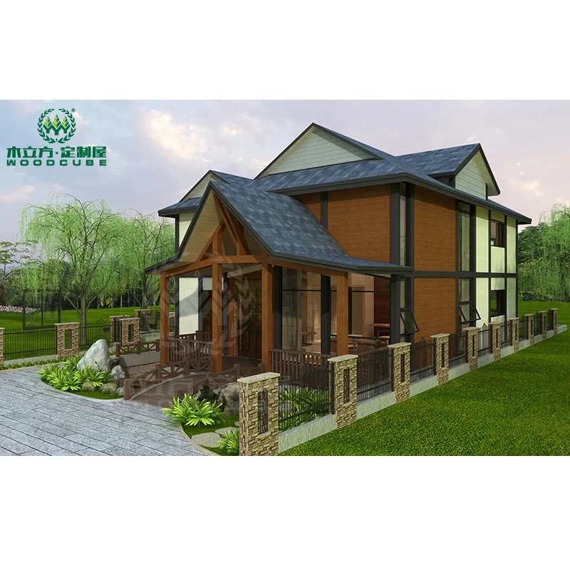 prefab houses estate 4 bedroom 2 bathroom two story house for sale