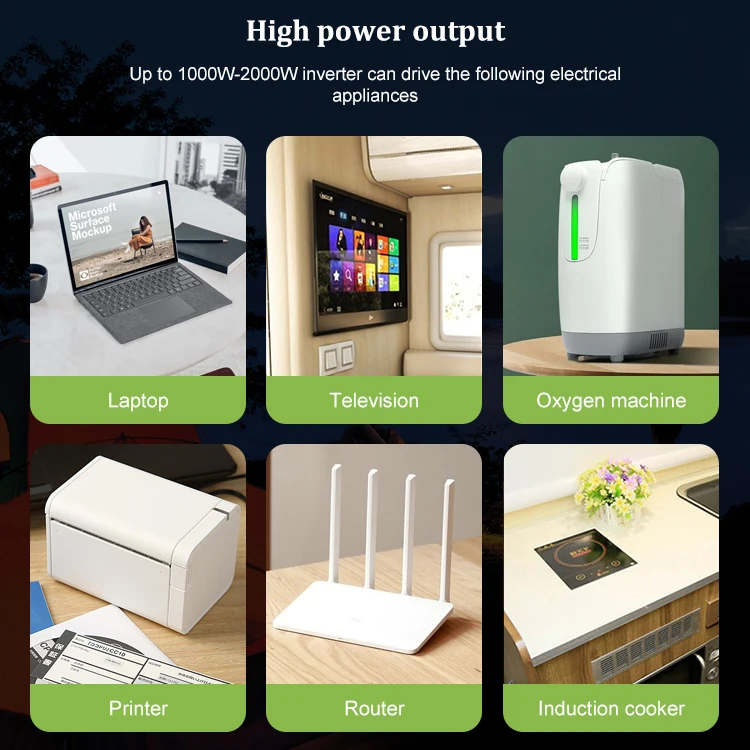 Original Manufacturer multi function lithium ion battery solar generator for various phones and lights