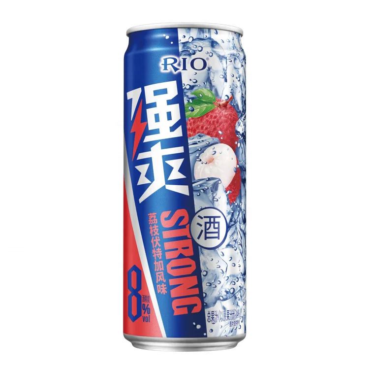 China sales1  RIO Cocktail Wine Fruit Drink ALCOHOLIC BEVERAGES Strong 8%VOL LYCHEE Vodka 330ml Bar Party Club KTV family dinner