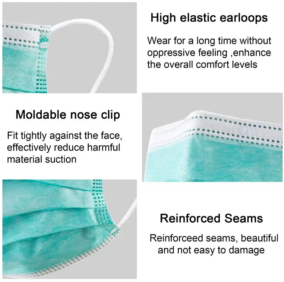 
QIBU Children Protective 3ply Disposable Facemask Non-woven Face Masks with Cartoon Printed 