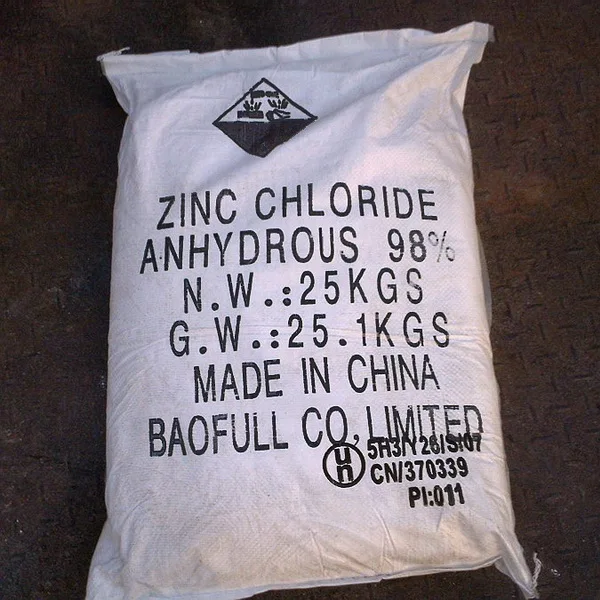 Galvanization Grade Zinc Chloride ZnCl2 98 %