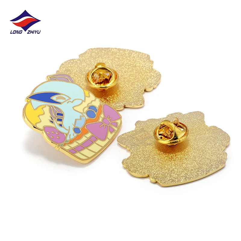 Longzhiyu Bespoke Lapel Pins Custom Logo Hard Enamel Pin Badges Metal Crafts for Promotional Gifts