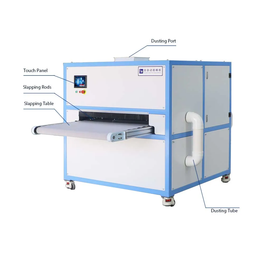 Labor-saving Touch Screen Down Feather Slapping Machine for Down Jacket