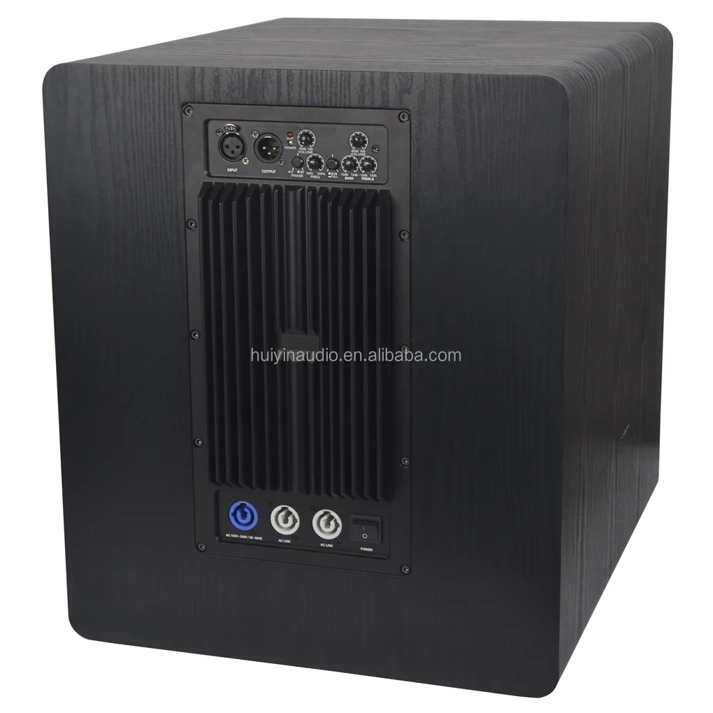 15-Inch Active Subwoofer BW15 with 1000W RMS 700W-1600W Power Amplifier DJ Party Theater Speaker for Subwoofer Speaker