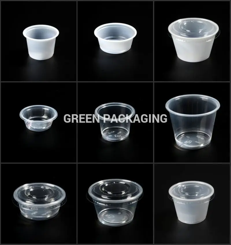 
large pp plastic cups 5.5 oz/disposable container sauce cup with lids/jam cup plastic wholesale with lids 