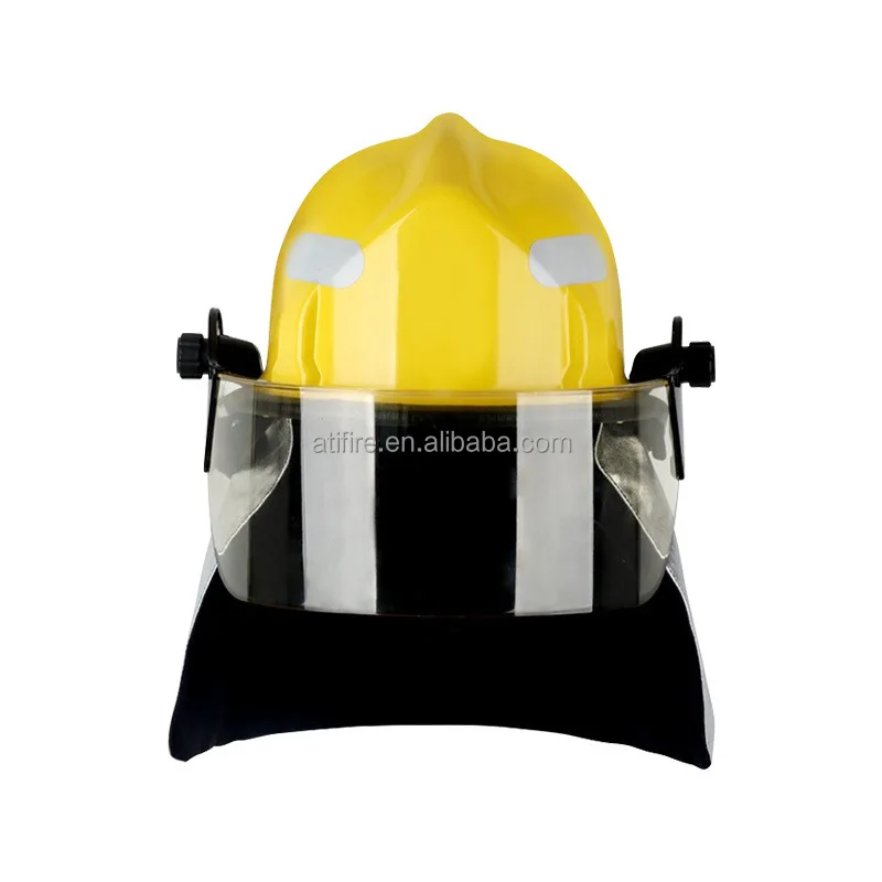 Dangerous chemical accident protective helmet fire rescue fireman fire fighting helmet
