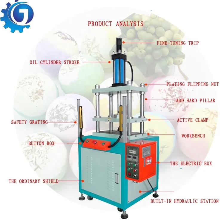 Multifunction soap handicraft printing machine Bath bomb press machine