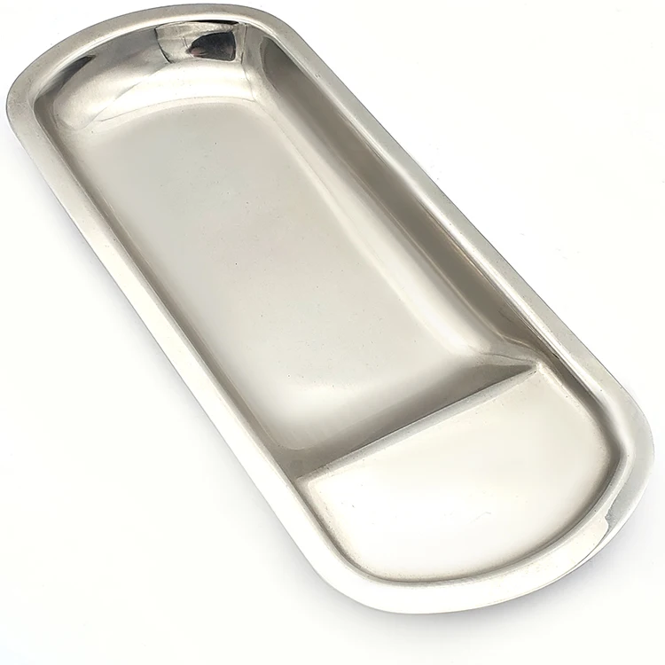 
Good quality stainless steel hotel buffet service plate tableware put plate Buffet cutlery storage tray 