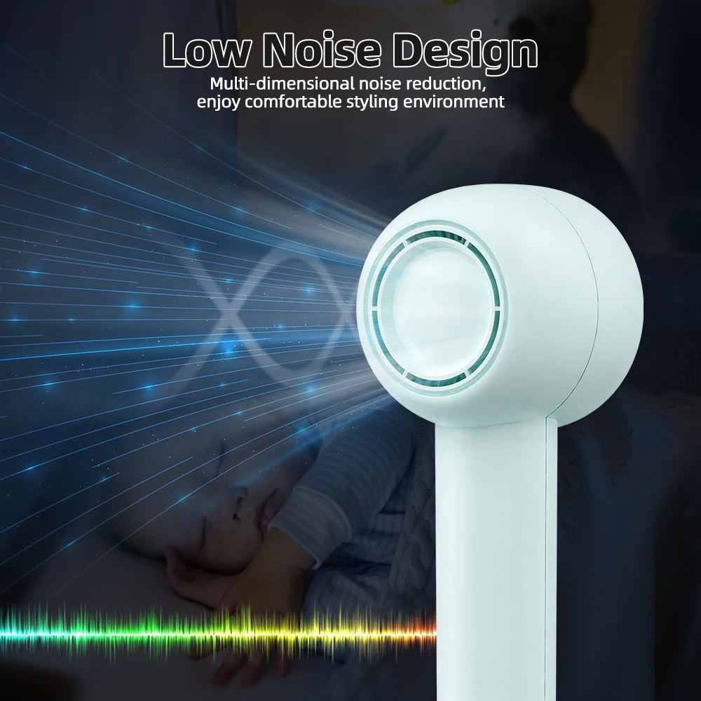 New Design Low Noise Professional Hair Machine Portable Bldc Ionic Blow Dryer High Speed Hair Dryer for Salon