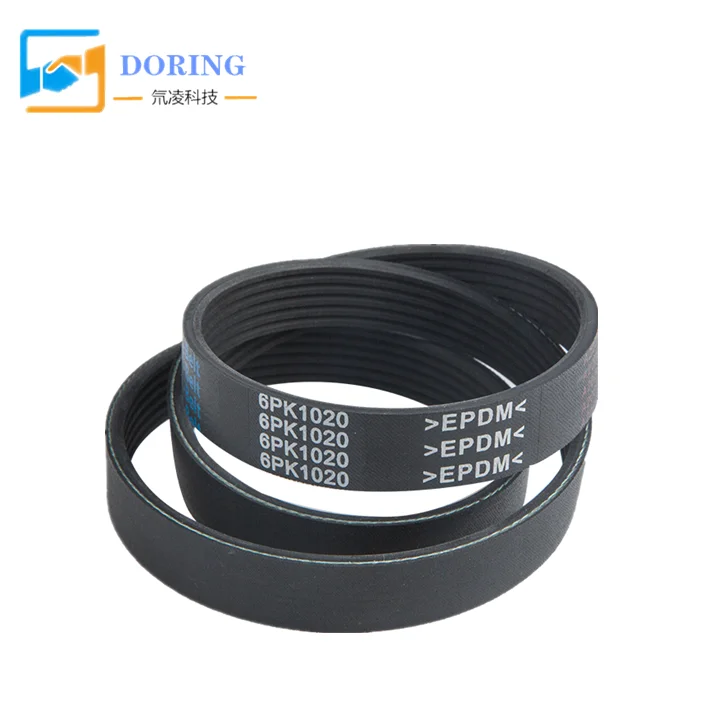 High Quality  cheap price Transmission Rubber V Belt 8PK 4PK 6PK2050 EPDM CR Auto Belts for drives pk fan belt