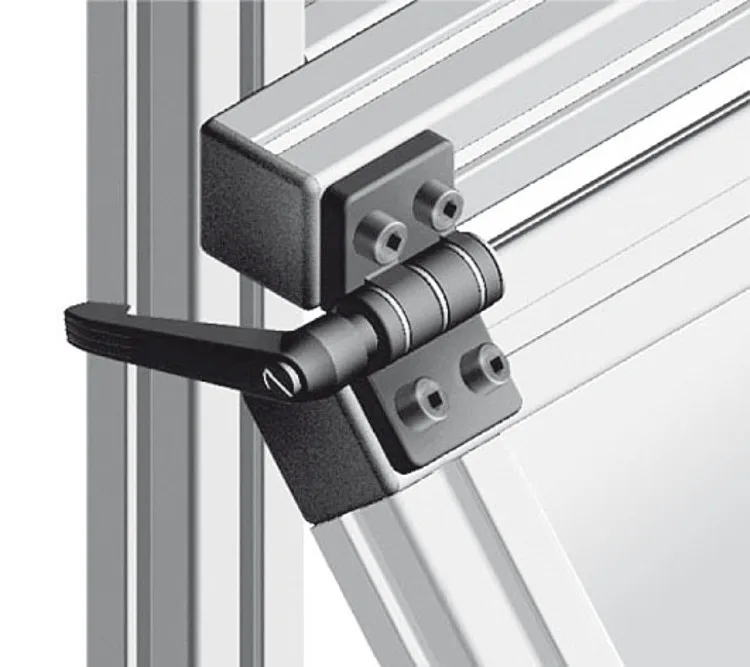 6063 t6 cnc machined aluminum hinge hardware for window accessories