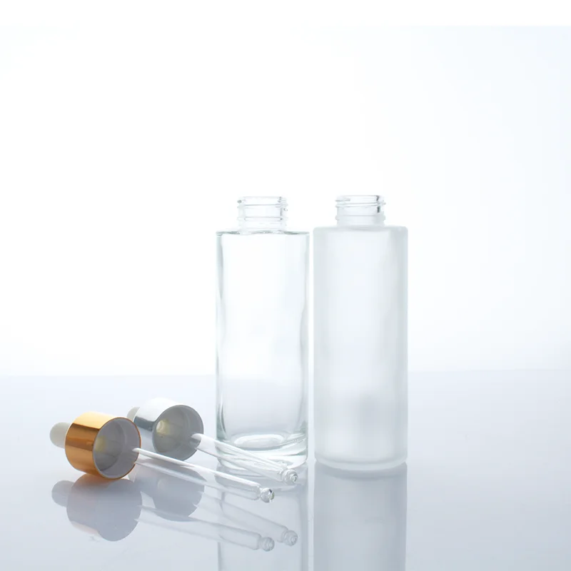 18mm 20mm 24mm dropper cap with customized rubber plastic teat glass dropper for essential oil bottle