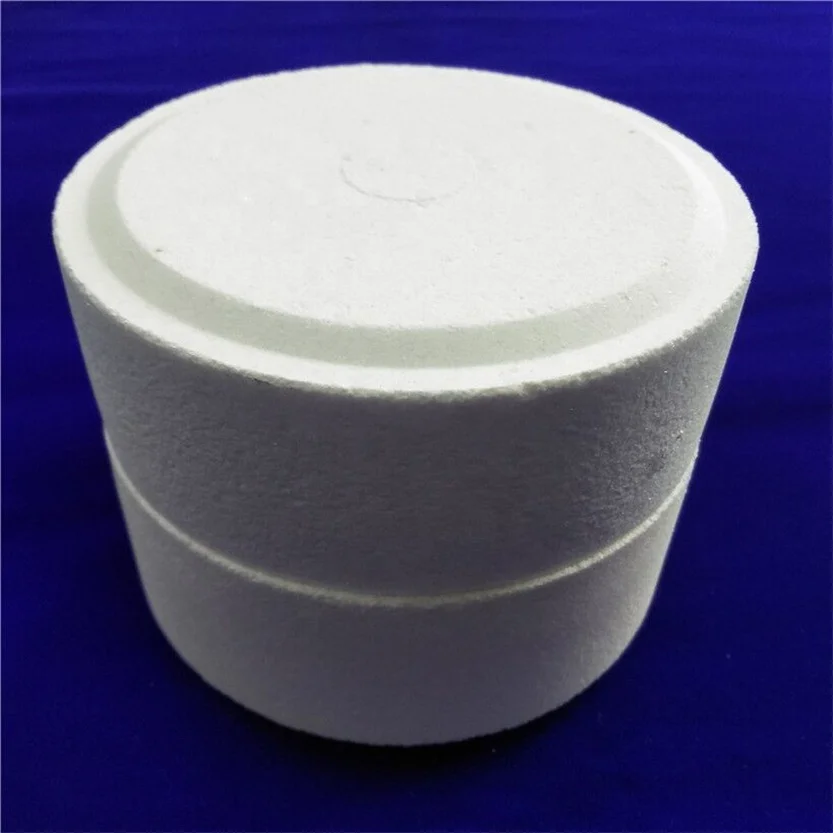 Factory price alumina corundum mullite round crucible