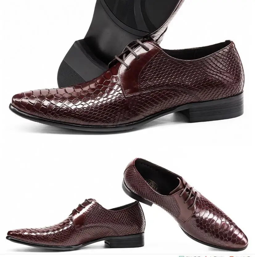 Итальянские популярные стильные высококачественные кожаные туфли ручной работы, деловые мужские классические туфли с заостренным носком в британском стиле из натуральной кожи