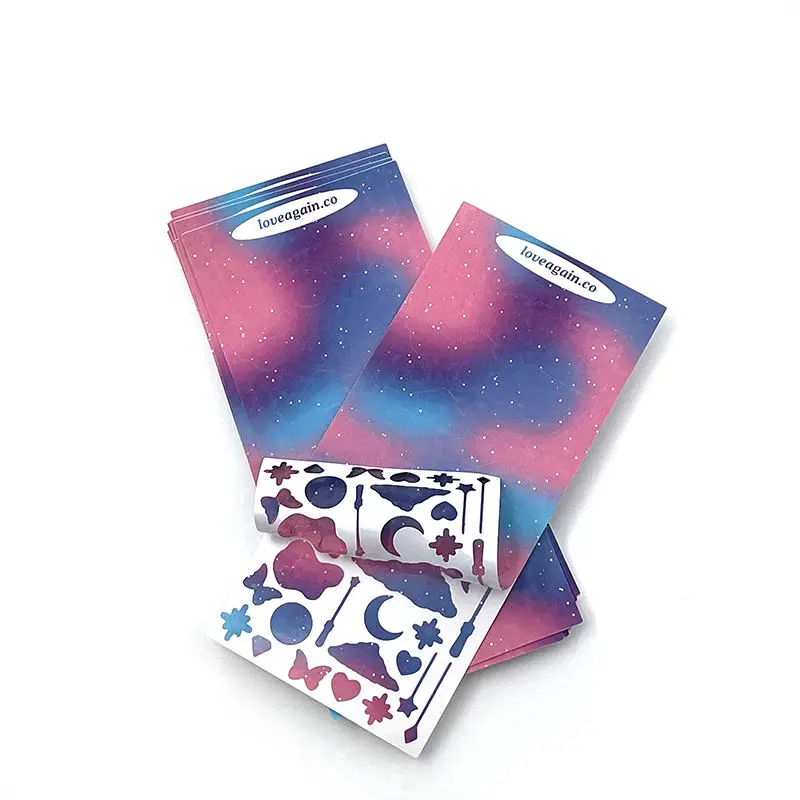 Hot Seller Custom CMYK Printed Vinyl Sticker PVC Label Wholesale decorative sticker sheet