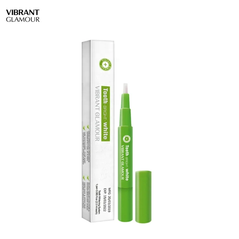 VIBRANT GLAMOUR Teeth Whitening Pen Cleaning Serum Remove Plaque Stains Protect Oral Hygiene Nursing