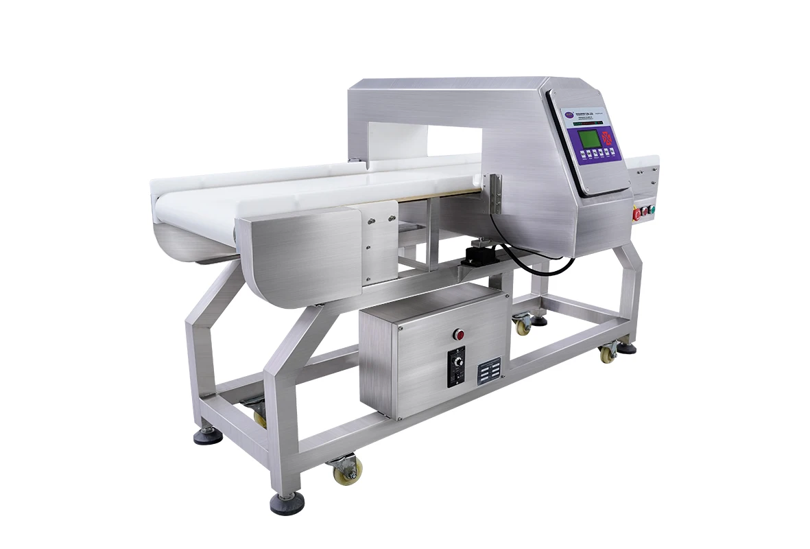 New design cheap price automatic low noise strong power food metal detector tunnel pinpointer scanner machine