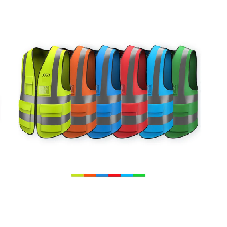 Very Cheap clothes High Visibility Yellow Lime Mesh warning Signal Vest Top grade wholesale knitted orange yellow safety vest