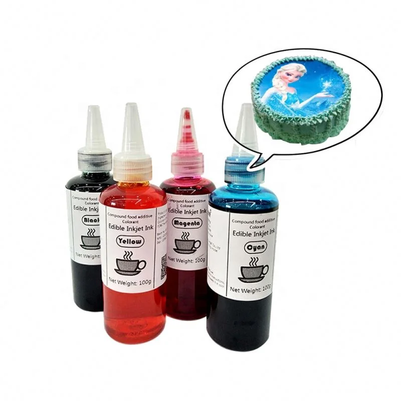 Refillable Edible Ink for Coffee Printer Digital Printing On Drink Top