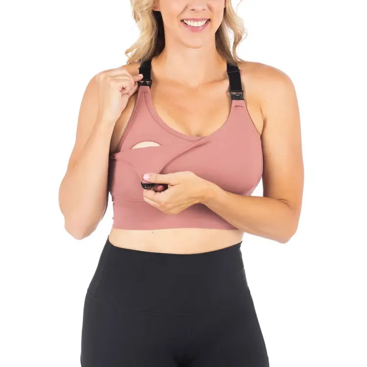 OEM Maternity Nursing Bra Support Pregnancy Breastfeeding Custom Sport Bra
