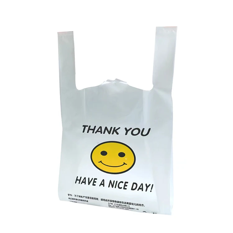 Compostable Cornstarch PLA Biodegradable T Shirt Plastic Bags Carry Hdpe/ldpe Custom Eco Friendly Shopping Bioplastic Bags