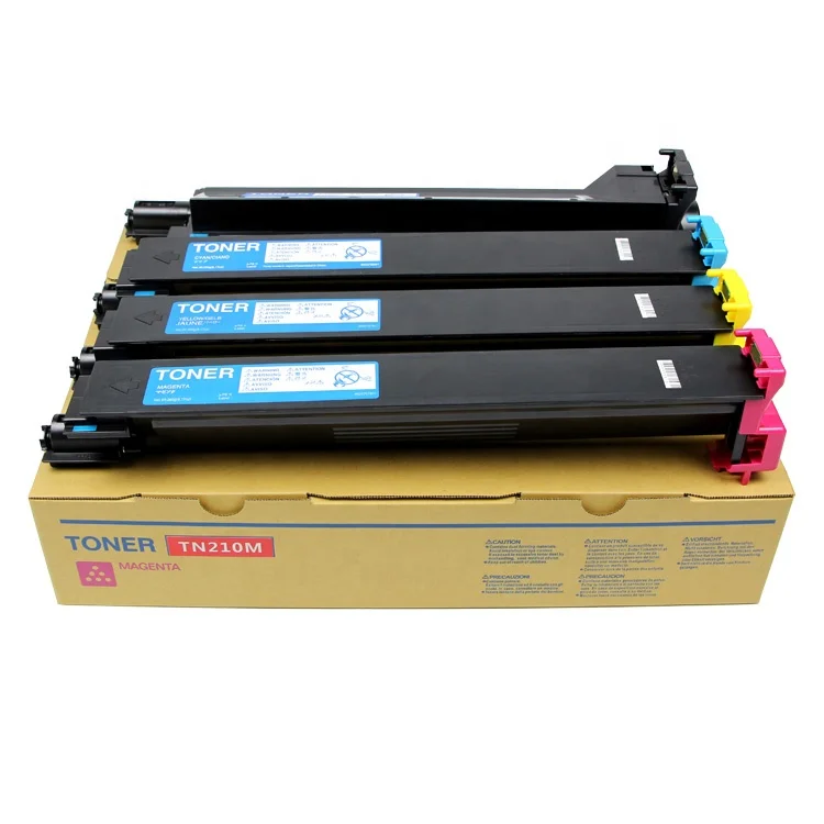 Cartuchos de toner de fotocopiadora compatibles c252 c250 para Konica Minolta TN210