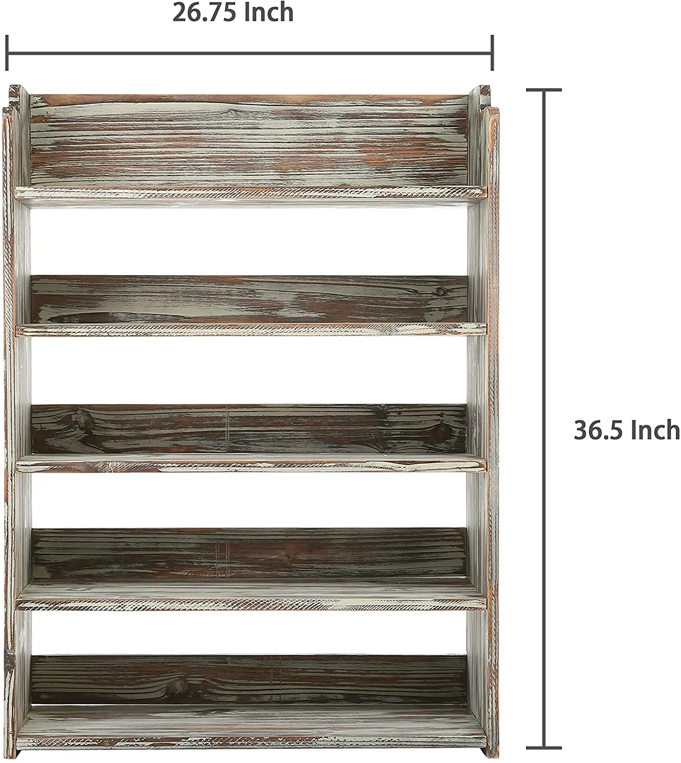 Hot Sale Custom Multifunctional Rustic Wood Entryway Shoe Display Rack Storage Shelves, Closet Organizer Shelf