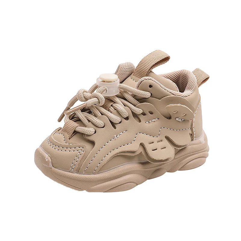 Spring and autumn baby toddler shoes 1 to 2-3 years old children sports shoes non-slip soft sole daddy shoes breathable