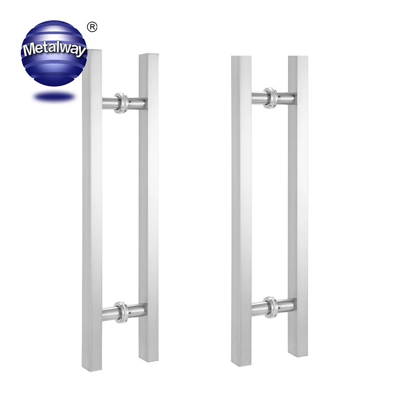 China Supplier 304 Stainless Steel Slide Bathroom Shower Interior Pull Glass Door Handle