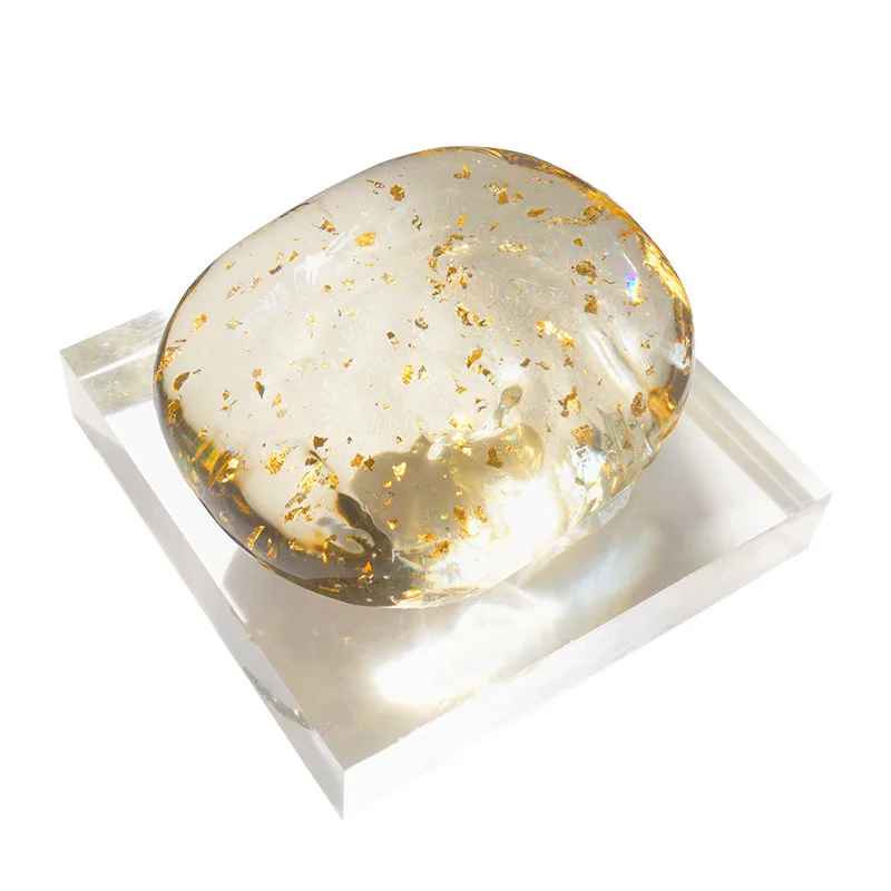 Muran Gold Soap OEM Private Label Crystal Moisturizing Whitening 24k Gold Foil Amino Acid Handmade Bar Soap
