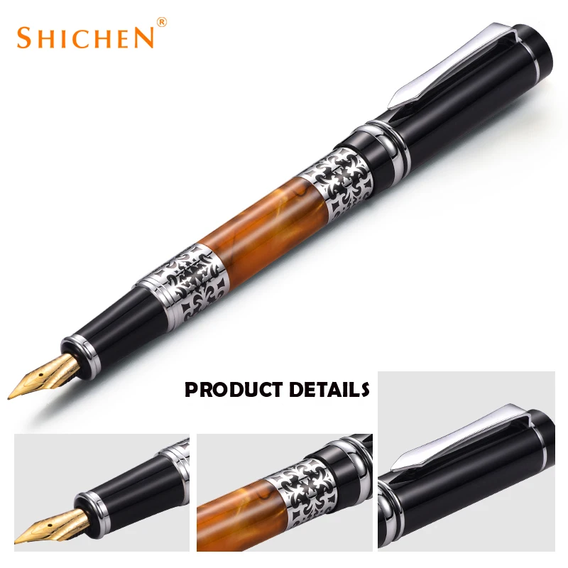 heavy business high quantity inexpensive metal fountain  pens with custom logo
