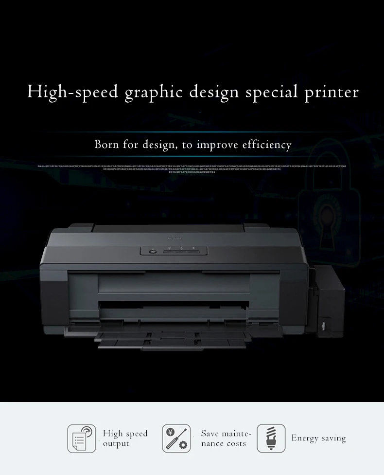 New hot sale 4 color A3 high-speed graphic design special sublimation inkjet printer heat press machine  for EPSON L1300
