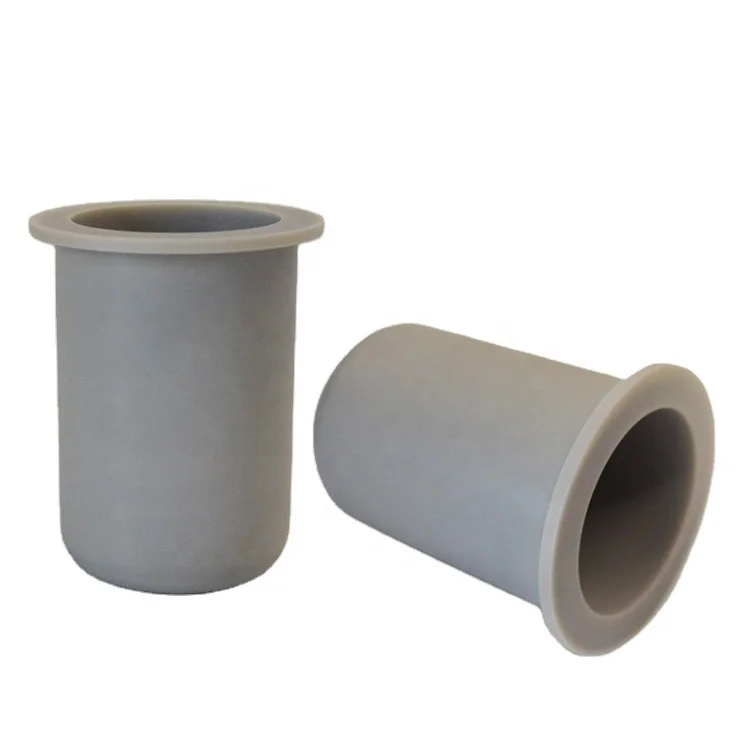High temperature insulating aln aluminum nitride ceramic crucible for Melt molten steel