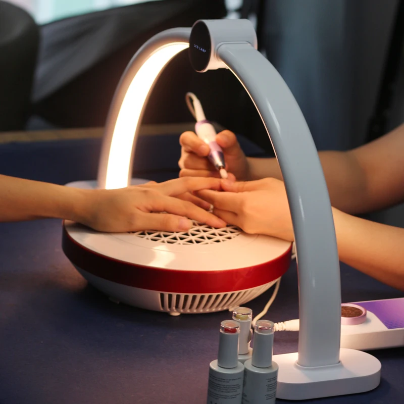 2024 New manicure desktop nail art table lamp eyelashes tattoos half moon nail desk lamp